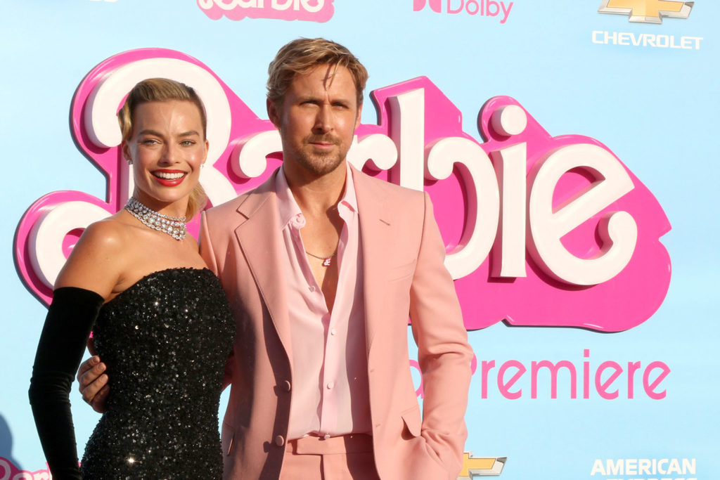 Margot Robbie e Ryan Gosling alla prima mondiale di Barbie